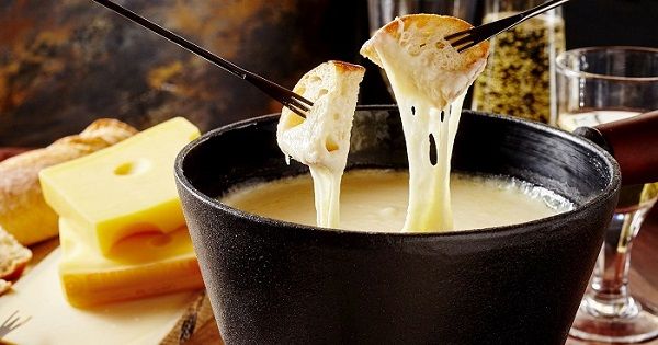 receta de la fondue de queso